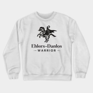 Ehlers-Danlos Warrior | Hypermobile Syndrome | Zebra awareness Crewneck Sweatshirt